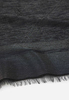 ELISABETTA FRANCHI Sciarpa nera da donna in filo lurex con pattern righe e logo SC03F46E2 110 ELISABETTA FRANCHI 