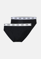 GCDS Slip (2 paia) neri da uomo con elastico logato A2EM3703UW1 99 GCDS 