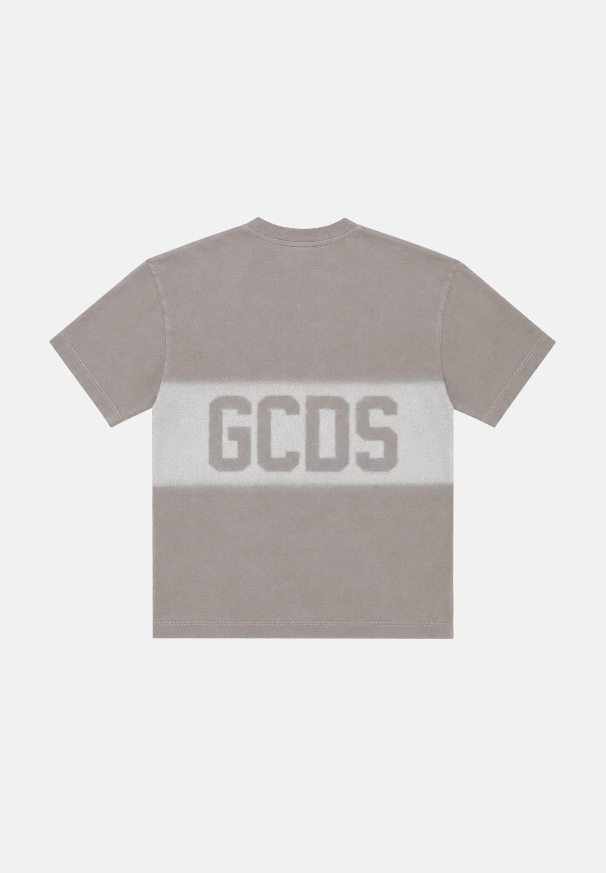 GCDS T-shirt manica corta LOGO  Neutral Gray-Grey, grigio, per donna, ragazzi e bambini con logo iconico C2BJQC526J341 953I GCDS 
