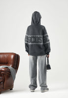GCDS Felpa con cappuccio HOODIE WITH LOGO PATCH grigia per uomo e donna C2MWQE004F169 975I GCDS 