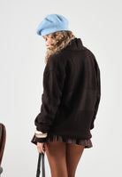 GCDS Cardigan lungo Turkish Coffee marrone per uomo e donna C2MWQF154K155 392M GCDS 