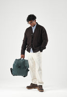 GCDS Cardigan lungo Turkish Coffee marrone per uomo e donna C2MWQF154K155 392M GCDS 