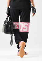 GCDS Pantaloni sportivi JOGGER neri per donna, ragazzi e bambini Z0GJQI588F004 999P GCDS 