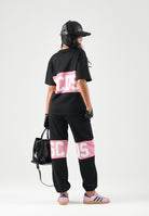 GCDS Pantaloni sportivi JOGGER neri per donna, ragazzi e bambini Z0GJQI588F004 999P GCDS 