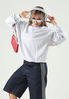 Felpa regular fit per uomo e donna autunno inverno Z0MLQE215F245 909P GCDS 