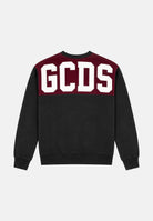 GCDS Felpa girocollo MINI LOGO SWEATSHIRT meteorite-blu notte per uomo e donna Z0MLQE215F245 990J GCDS 