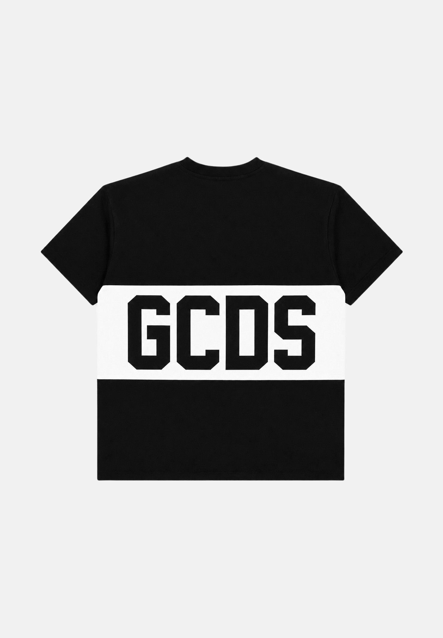 GCDS  T-shirt nera per bambino e bambina, con maxi logo iconico Z0UJQC585J105J 999A GCDS 