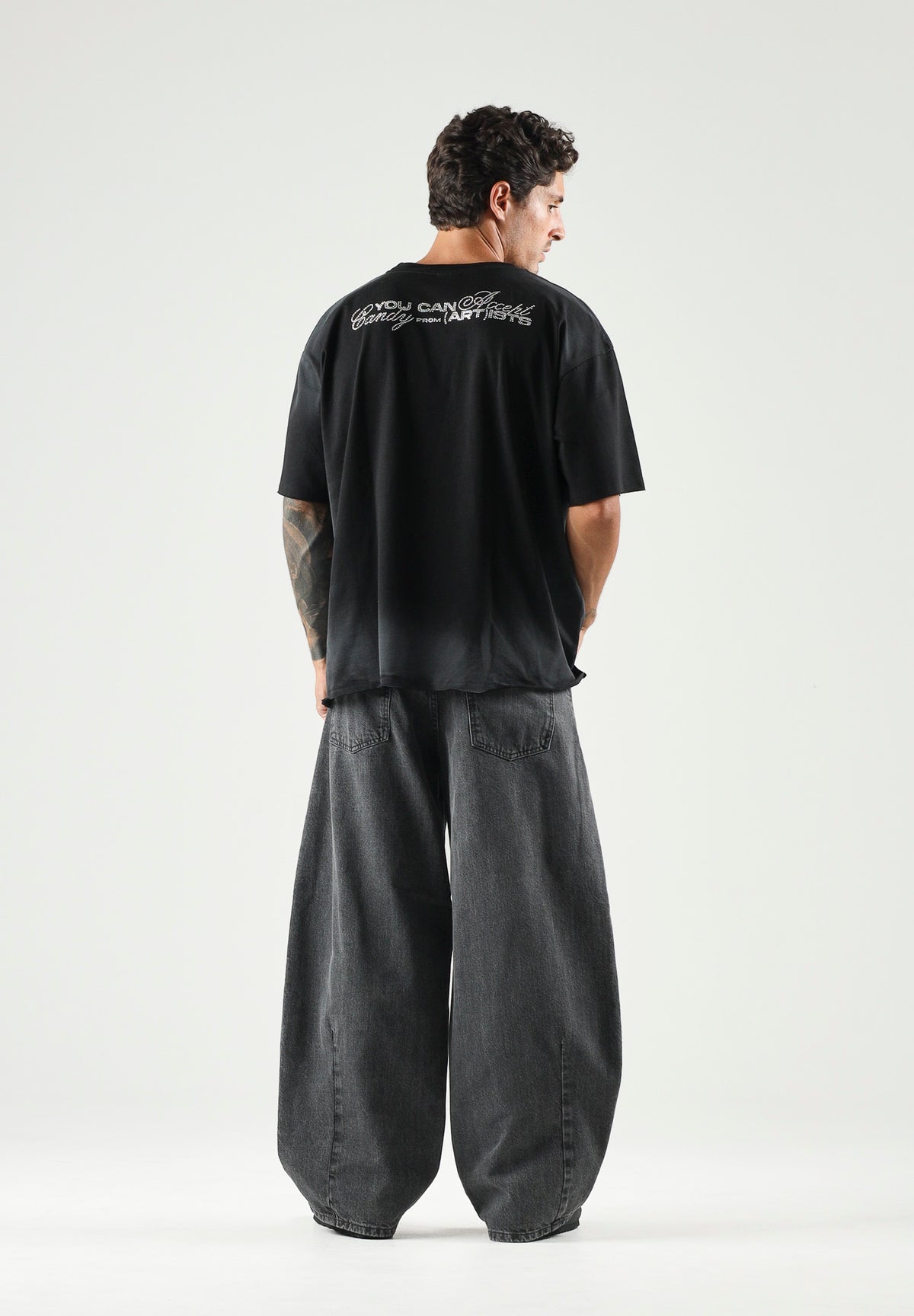 I'M BRIAN Jeans Balloon nero da uomo BALLL2126 LAV2126 I'M BRIAN 