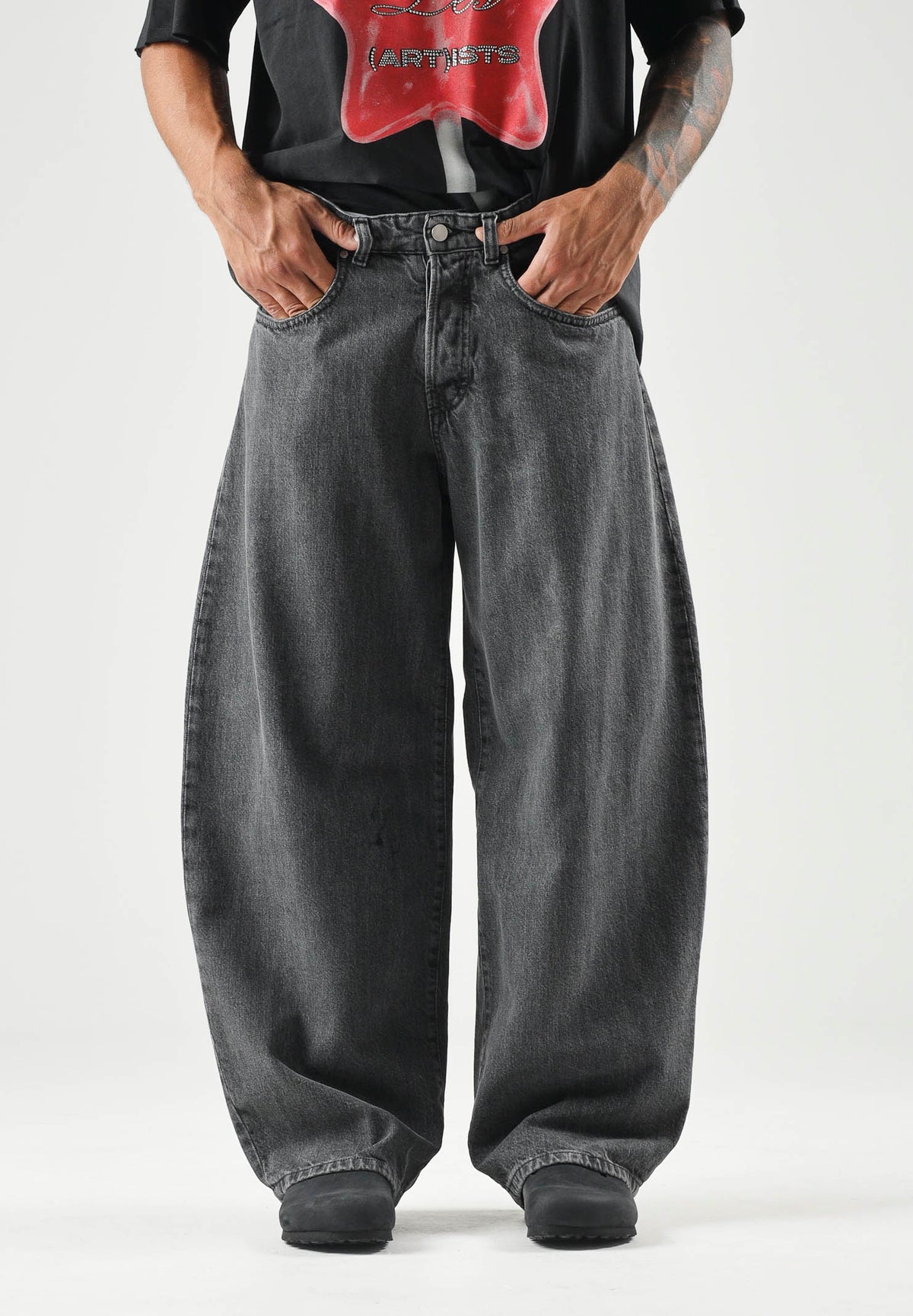 I'M BRIAN Jeans Balloon nero da uomo BALLL2126 LAV2126 I'M BRIAN 