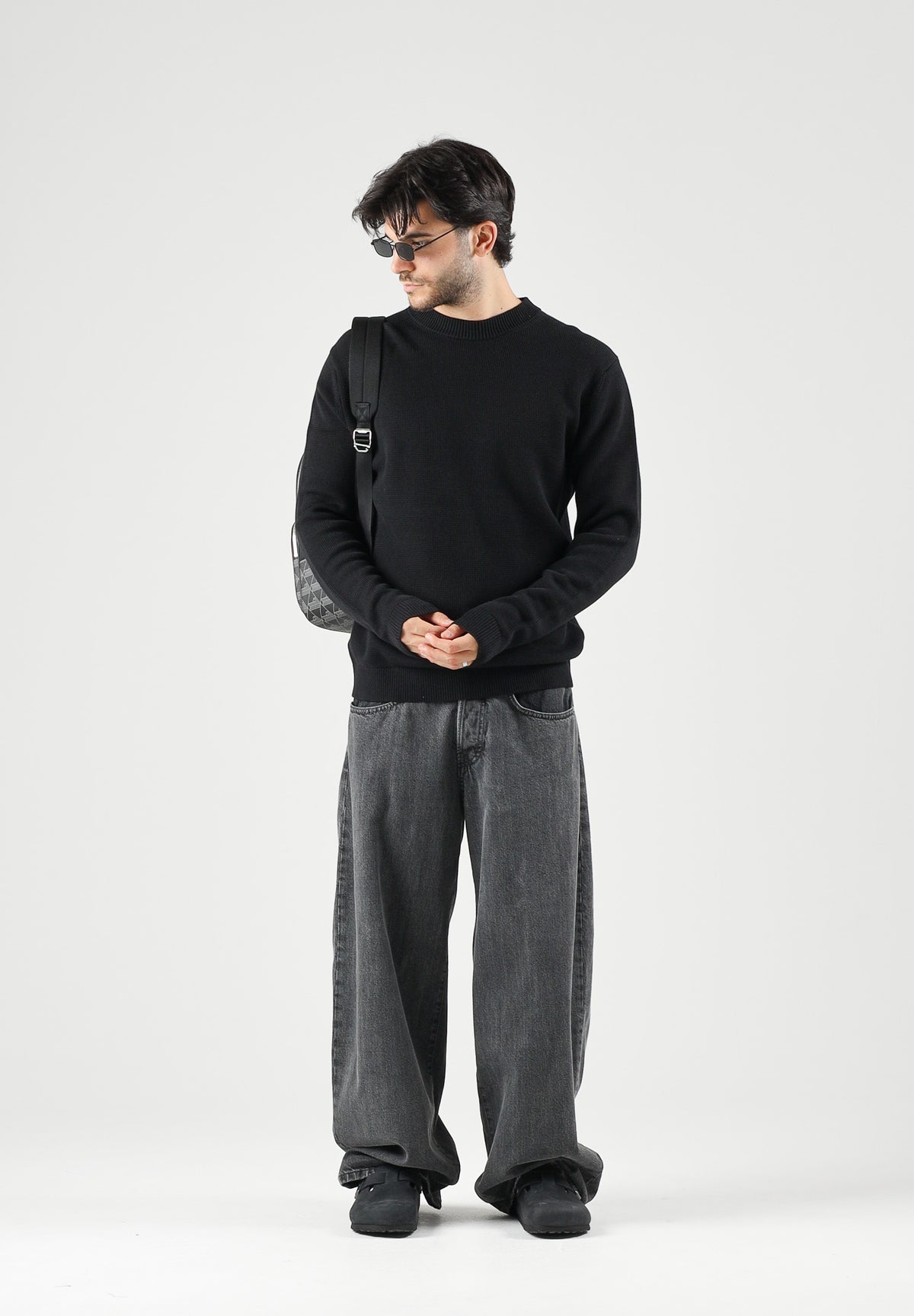 I'M BRIAN Jeans Balloon nero da uomo BALLL2126 LAV2126 I'M BRIAN 