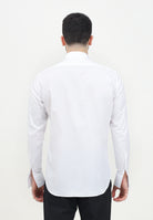 I'M BRIAN Camicia manica lunga bianca da uomo adatta per gemelli CA2939 BIANCO I'M BRIAN 