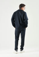 I'M BRIAN Camicia blu da uomo con tasca frontale con cerniera. CA3825 005 I'M BRIAN 