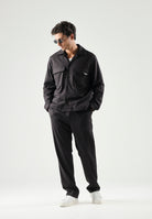 I'M BRIAN Camicia moro-marrone da uomo con tasca frontale con cerniera. CA3825 020 I'M BRIAN 