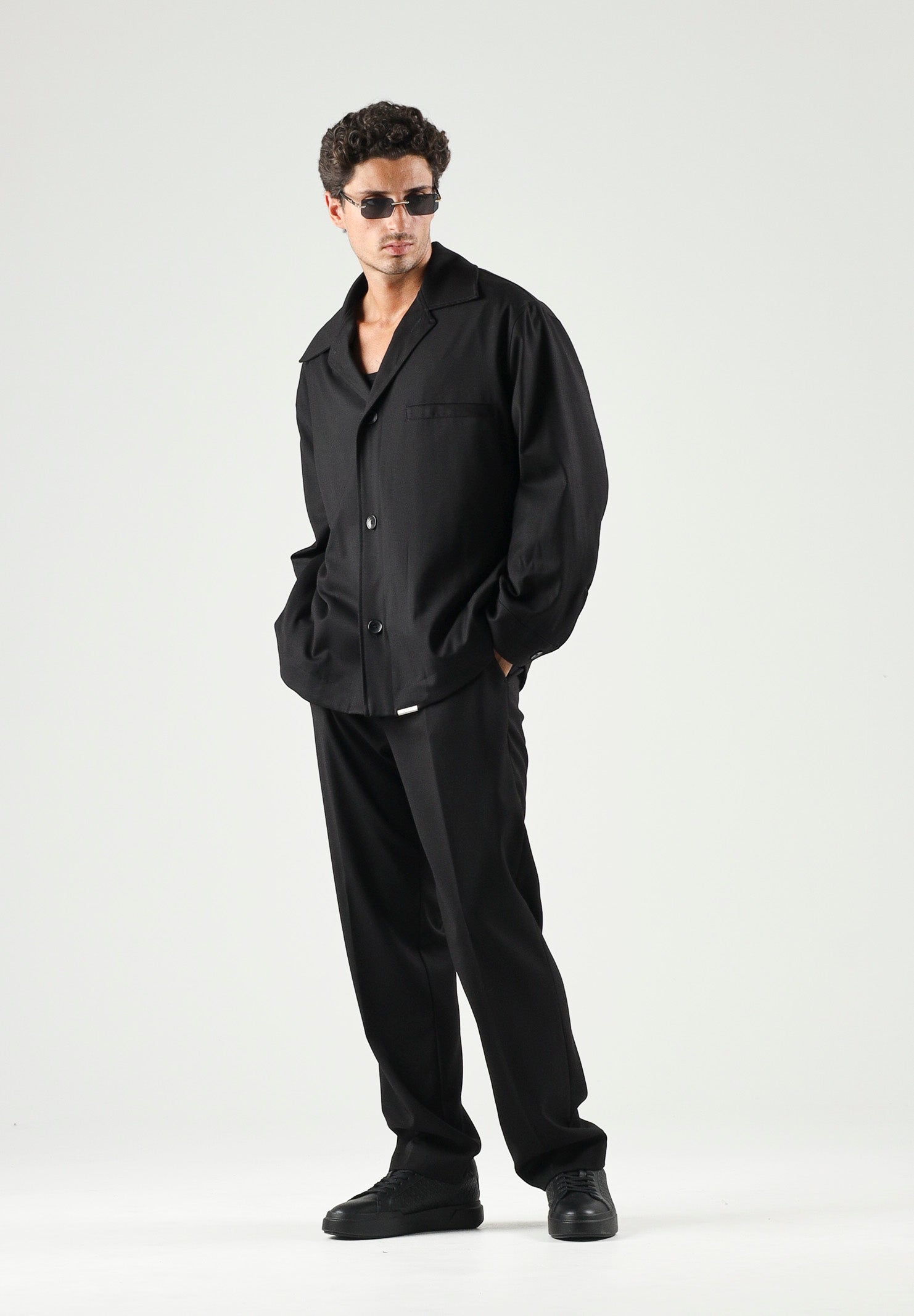 I'M BRIAN Camicia NERO nero, colore basico nero, uomo. CA3826 009 I'M BRIAN 