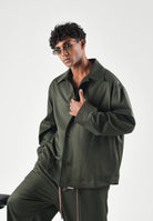 I'M BRIAN Camicia manica lunga verde bosco da uomo CA3826 VE I'M BRIAN 