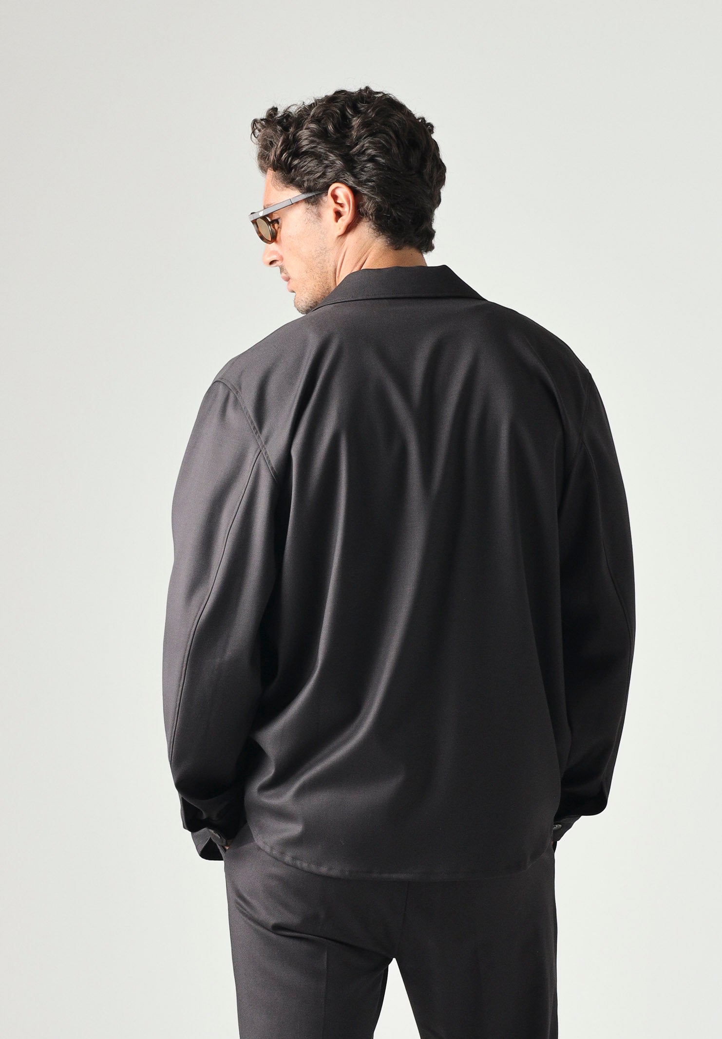 I'M BRIAN Camicia moro-marrone da uomo con taschino laterale CA3827 020 I'M BRIAN 