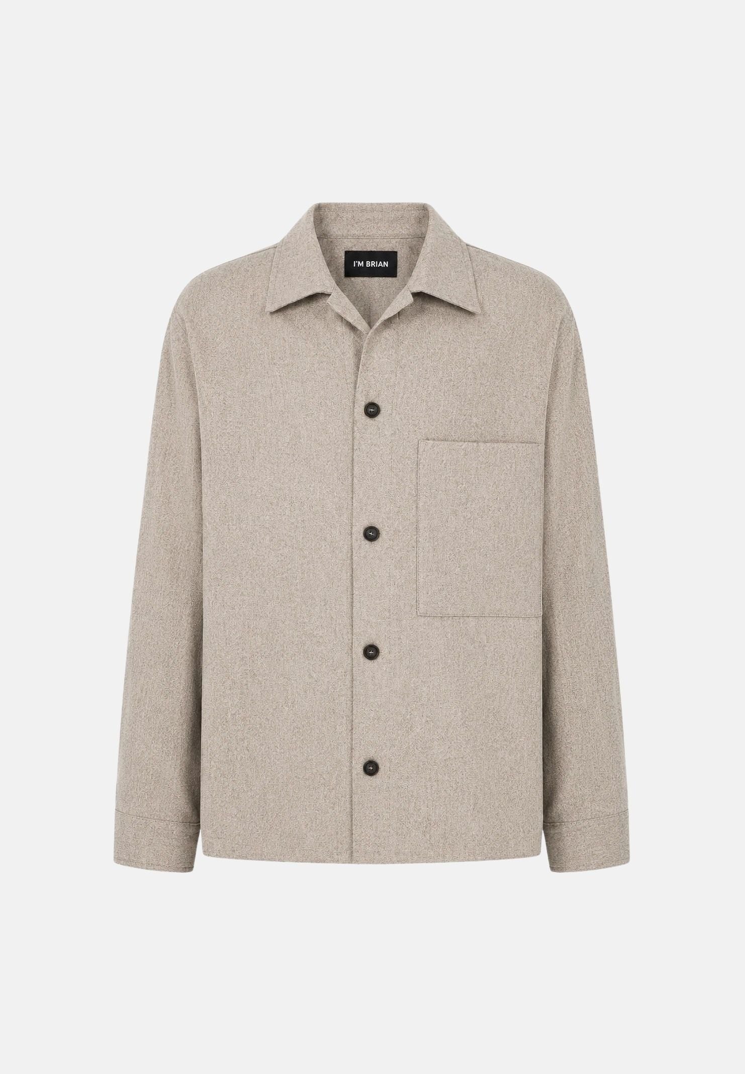 I'M BRIAN Camicia CAMICIA OVERSHIRT beige beige, colore basico beige, uomo. CA3829 0025 I'M BRIAN 