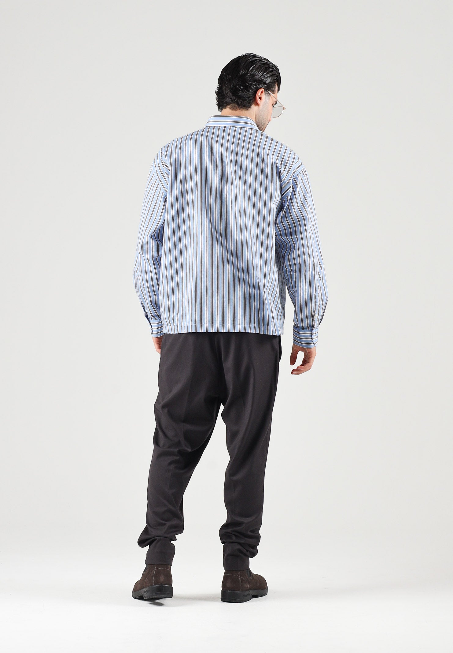 I'M BRIAN Camicia manica lunga  celeste per uomo con taschino applicato e colletto classico. CA3841 CEL I'M BRIAN 
