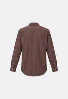 I'M BRIAN Camicia manica lunga bordeaux da uomo con fantasia a righe CA3843 0029 I'M BRIAN 