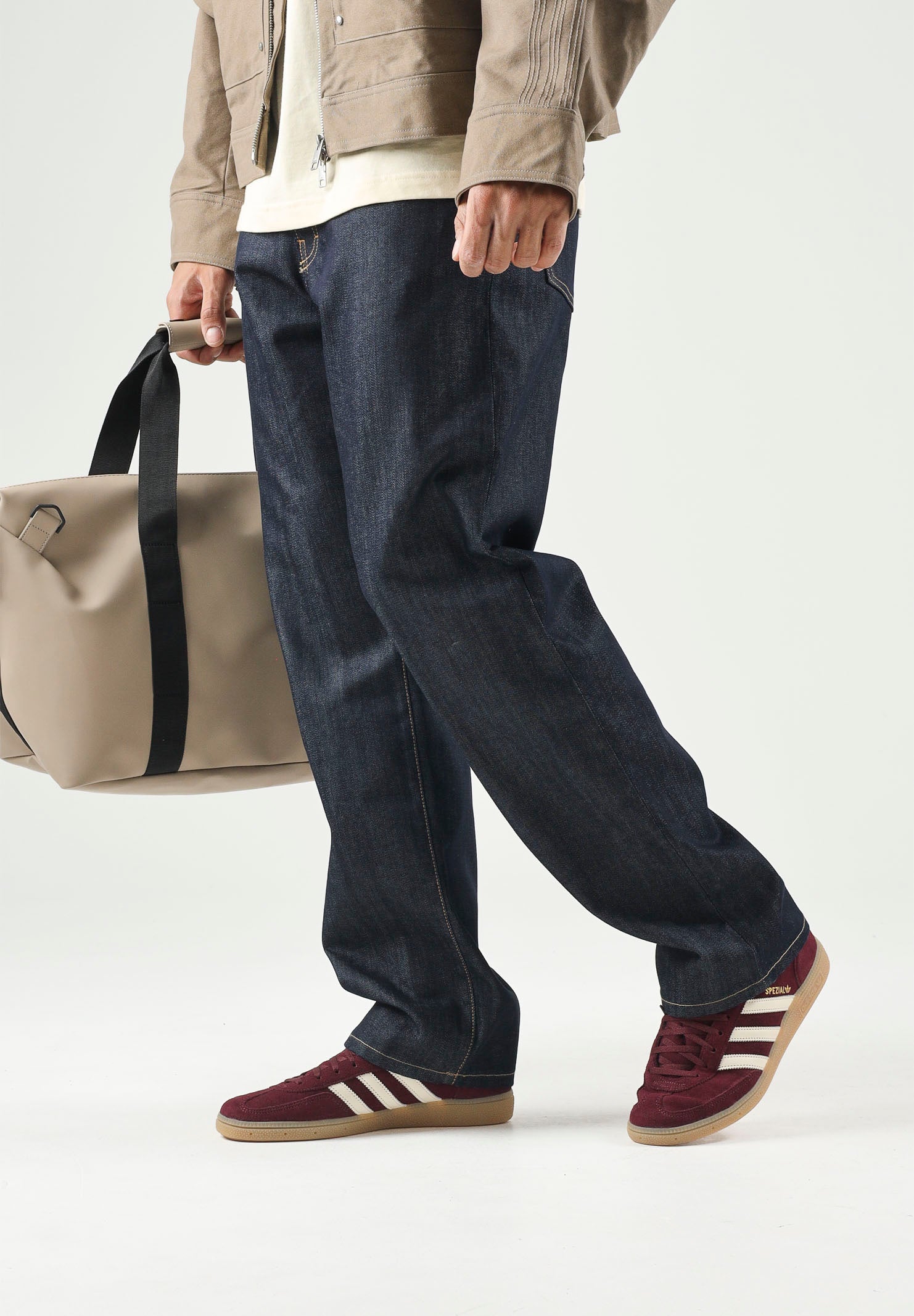 I'M BRIAN Jeans gamba dritta nero da uomo con classica costruzione cinque tasche. ERIKL2526 LAV2526 I'M BRIAN 