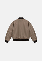 I'M BRIAN Giubbotto-bomber marrone da uomo con tasche e bordi elasticizzati. GIU3873 0025 I'M BRIAN 