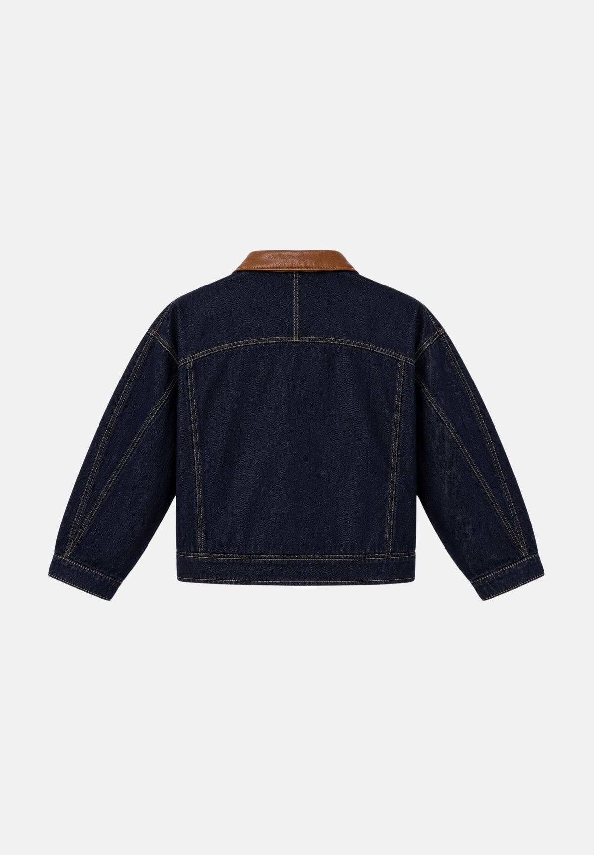 I'M BRIAN Giubbotto di jeans in denim blu da uomo con tasconi laterali GIU3880 0028 I'M BRIAN 