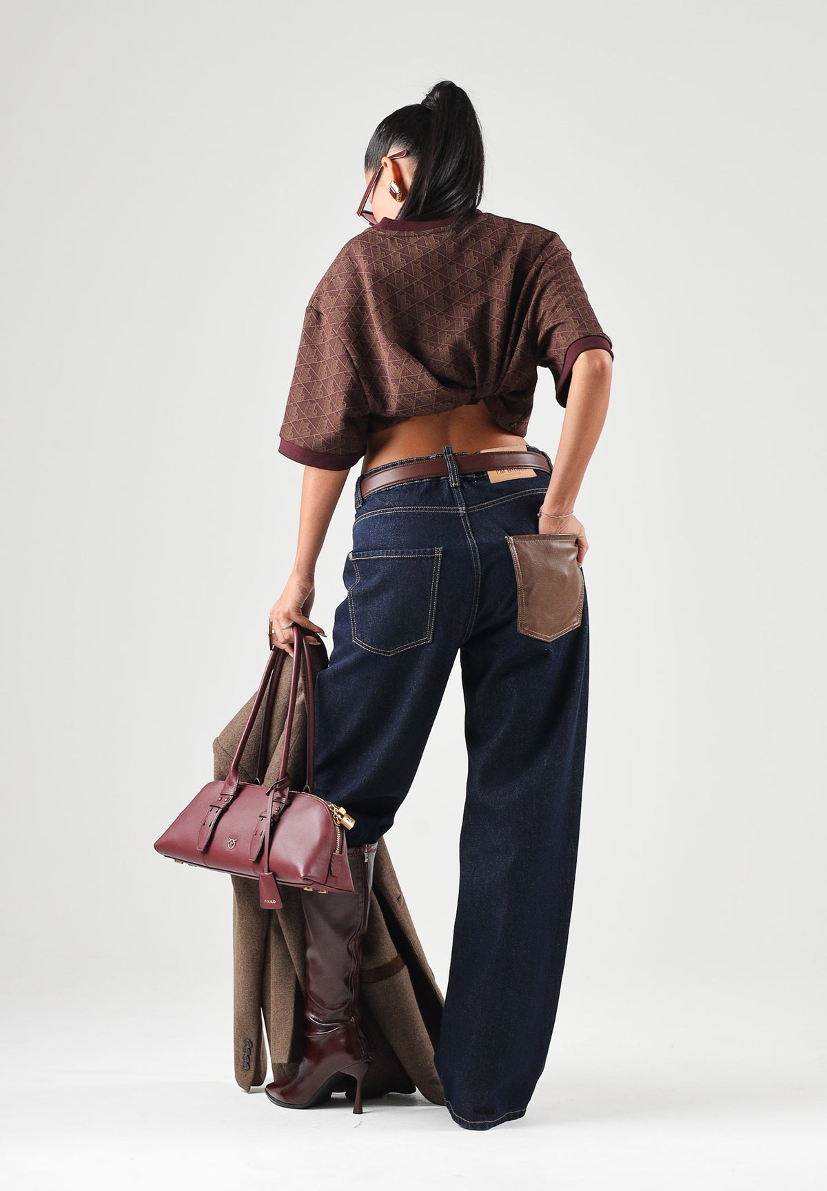 I'M BRIAN Jeans nero  per uomo con lavaggio scuro uniforme, taglio ampio e comodo JASONL2326 LAV2326 I'M BRIAN 