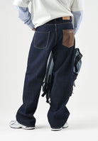 I'M BRIAN Jeans nero  per uomo con lavaggio scuro uniforme, taglio ampio e comodo JASONL2326 LAV2326 I'M BRIAN 
