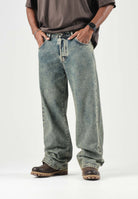 I'M BRIAN Jeans JASON lavaggio grigio denim da uomo JASONL2626 LAV2626 I'M BRIAN 