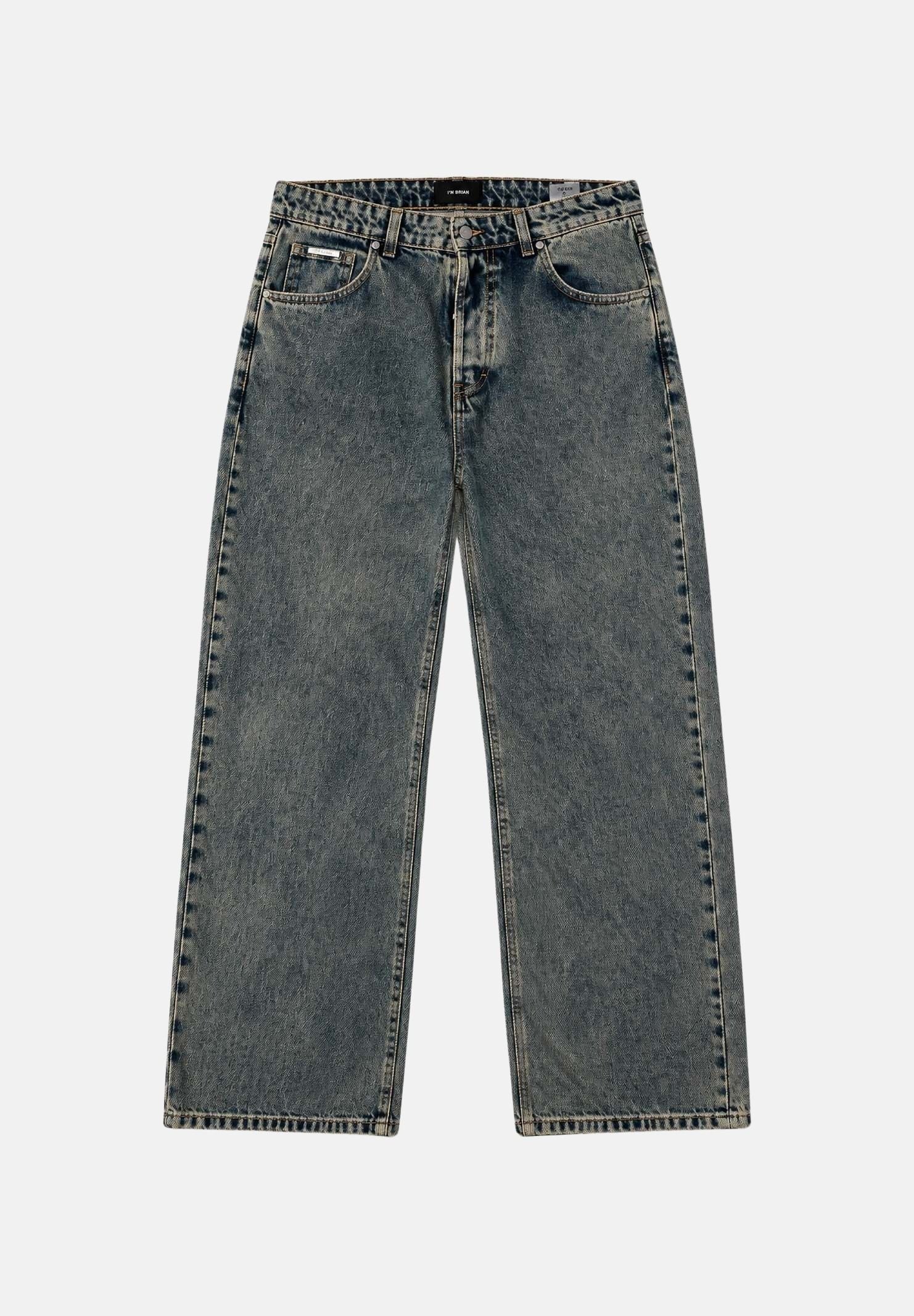 I'M BRIAN Jeans JASON lavaggio grigio denim da uomo JASONL2626 LAV2626 I'M BRIAN 
