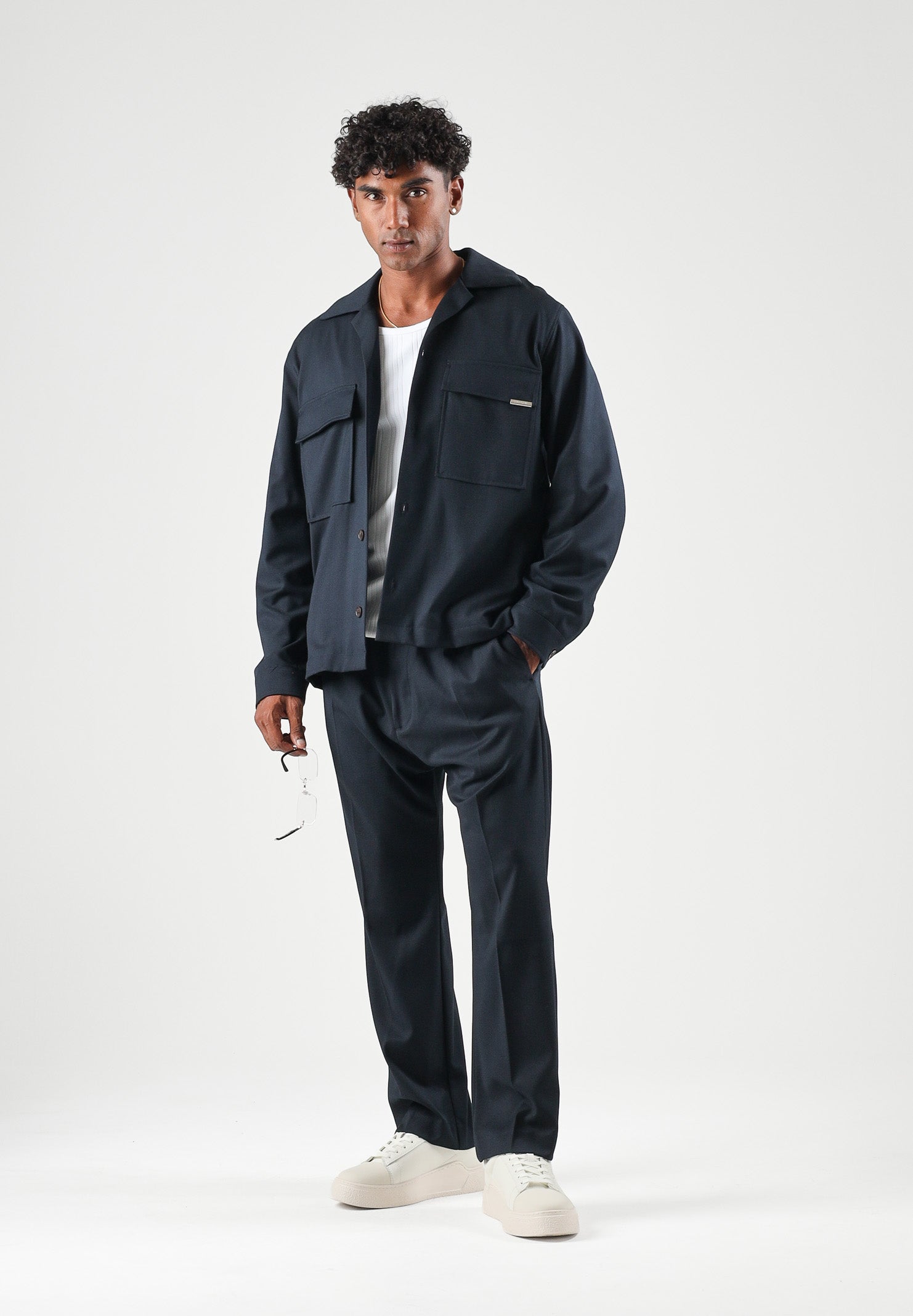 I'M BRIAN Pantaloni RELAXED blu scuro da uomo PA3889 005 I'M BRIAN 