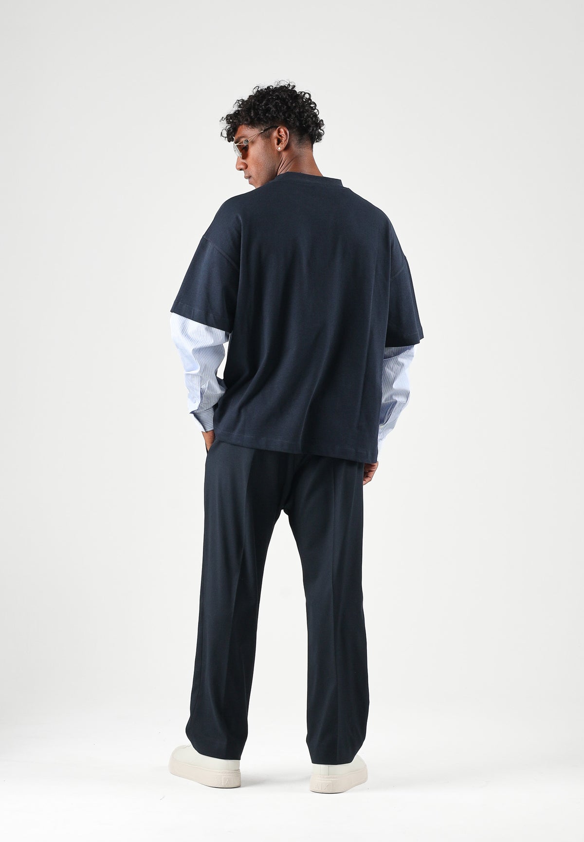 I'M BRIAN Pantaloni RELAXED blu scuro da uomo PA3889 005 I'M BRIAN 