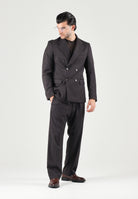 I'M BRIAN Pantaloni moro-marrone per uomo con vita elasticizzata e coulisse. PA3889 020 I'M BRIAN 