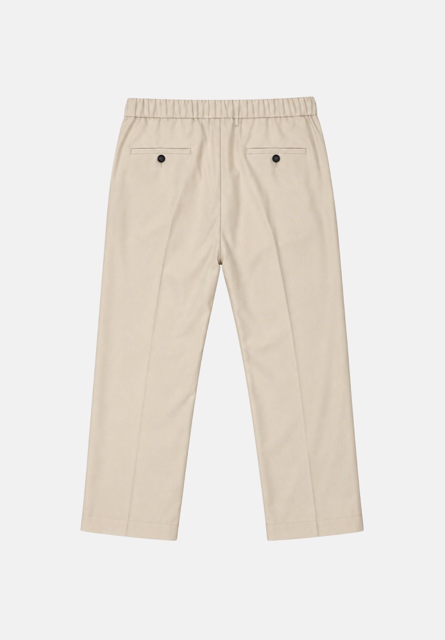 I'M BRIAN Pantaloni panna per uomo con taglio sartoriale dritto e rilassato. PA3889 PA I'M BRIAN 