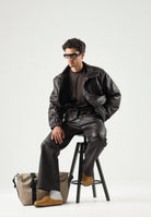 I'M BRIAN Pantalone casual  regular fit moro marrone da uomo. PA3902 020 I'M BRIAN 