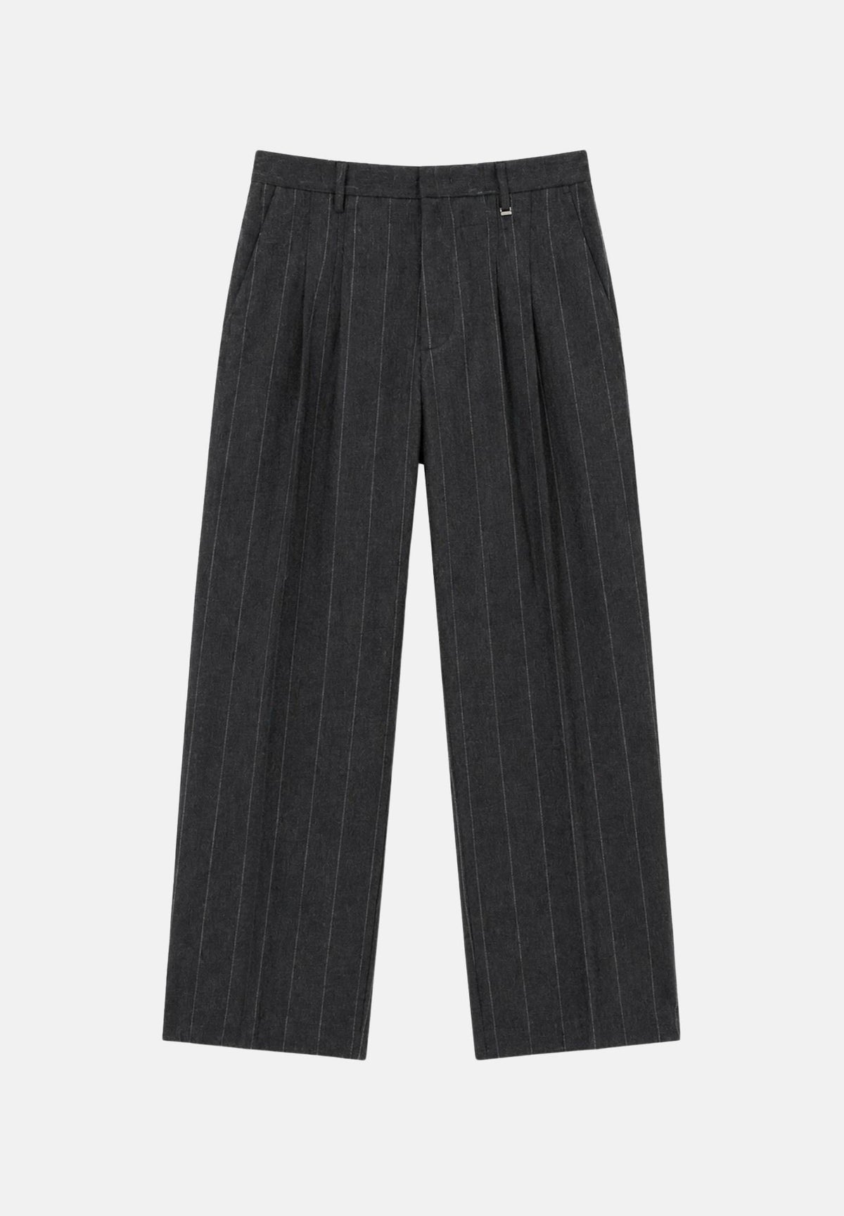 I'M BRIAN Pantaloni grigi da uomo con motivo gessato a righe verticali. PA3908 GR I'M BRIAN 