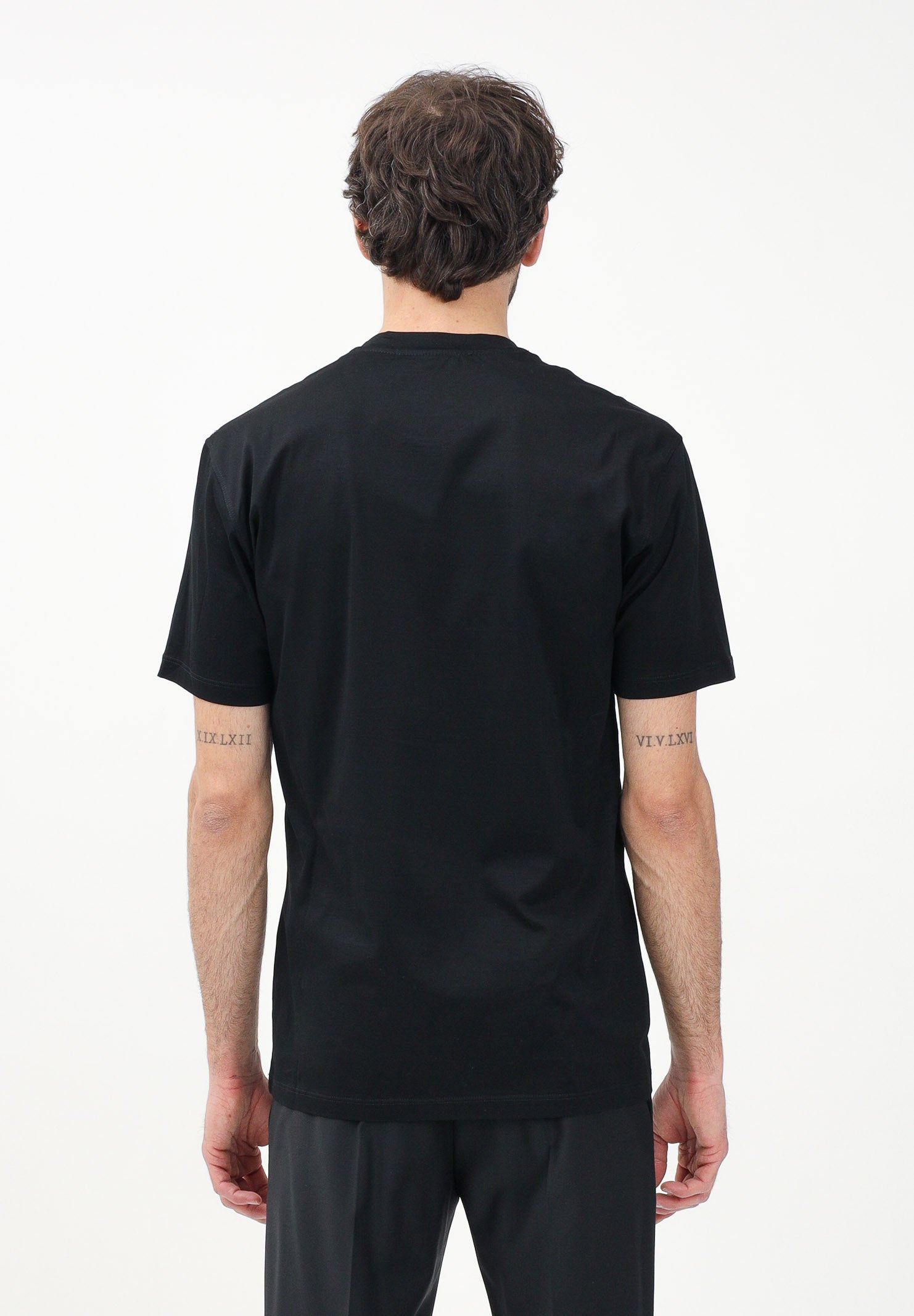 I'M BRIAN T-shirt a manica corta nera da uomo TS3327 009 I'M BRIAN 