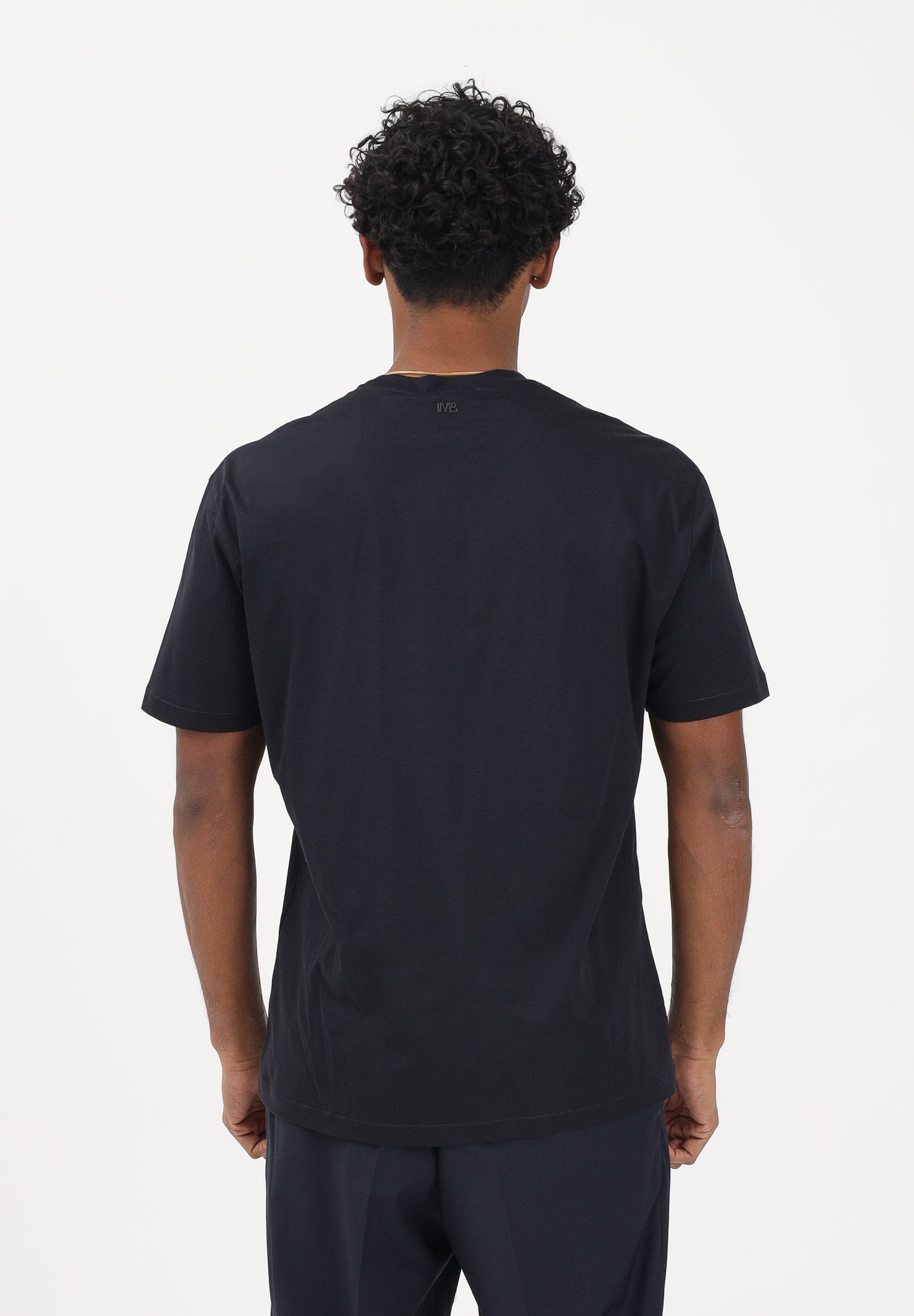 I'M BRIAN T-shirt a manica corta blu da uomo TS3742 005 I'M BRIAN 