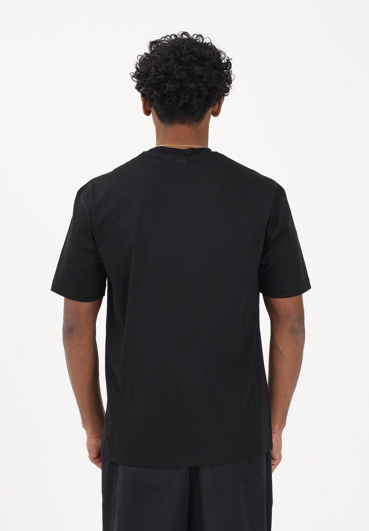 I'M BRIAN T-shirt a manica corta nera da uomo TS3742 009 I'M BRIAN 