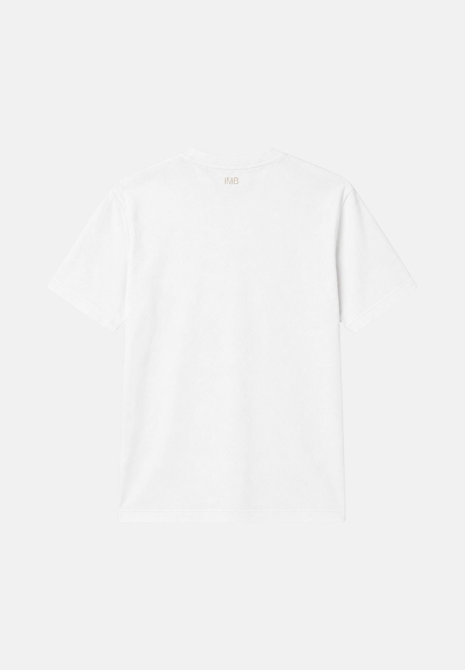 I'M BRIAN T-shirt girocollo bianca da uomo a tinta unita TS3930 002 I'M BRIAN 