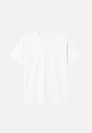 I'M BRIAN T-shirt girocollo bianca da uomo a tinta unita TS3930 002 I'M BRIAN 