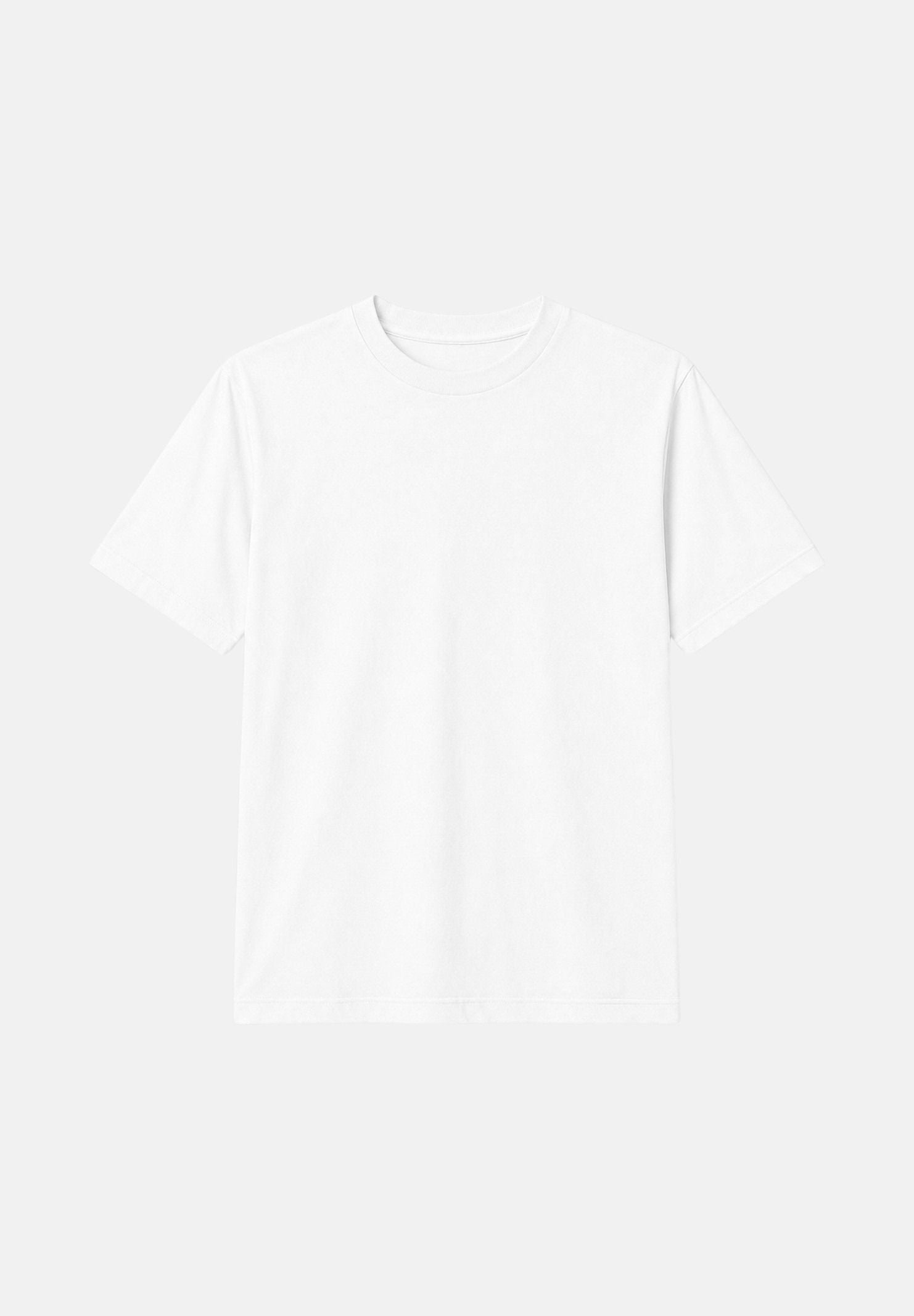 I'M BRIAN T-shirt girocollo bianca da uomo a tinta unita TS3930 002 I'M BRIAN 