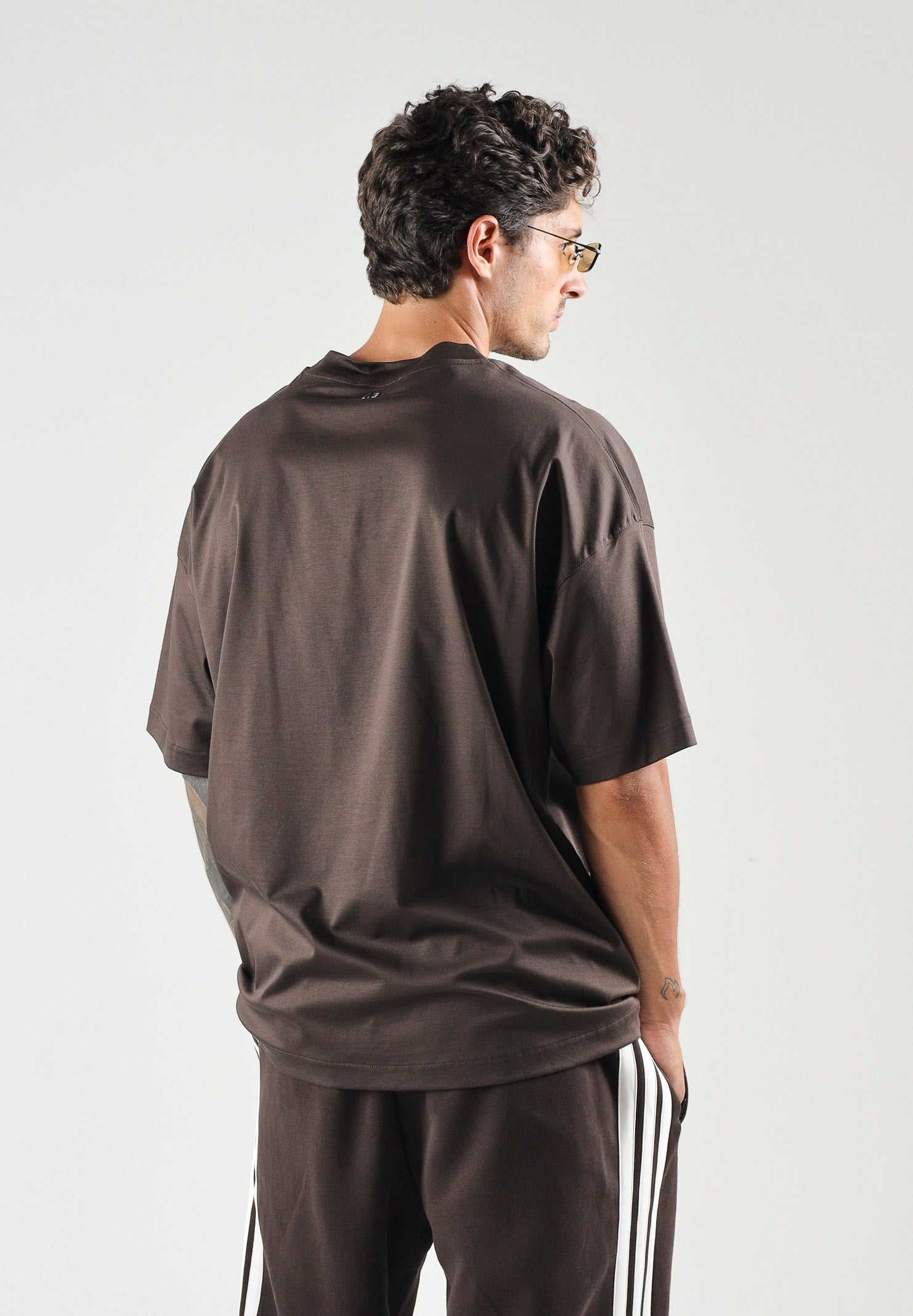 I'M BRIAN T-shirt girocollo moro da uomo in tinta unita TS3931 020 I'M BRIAN 