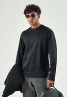 I'M BRIAN T-shirt manica lunga nera da uomo TS3932 009 I'M BRIAN 