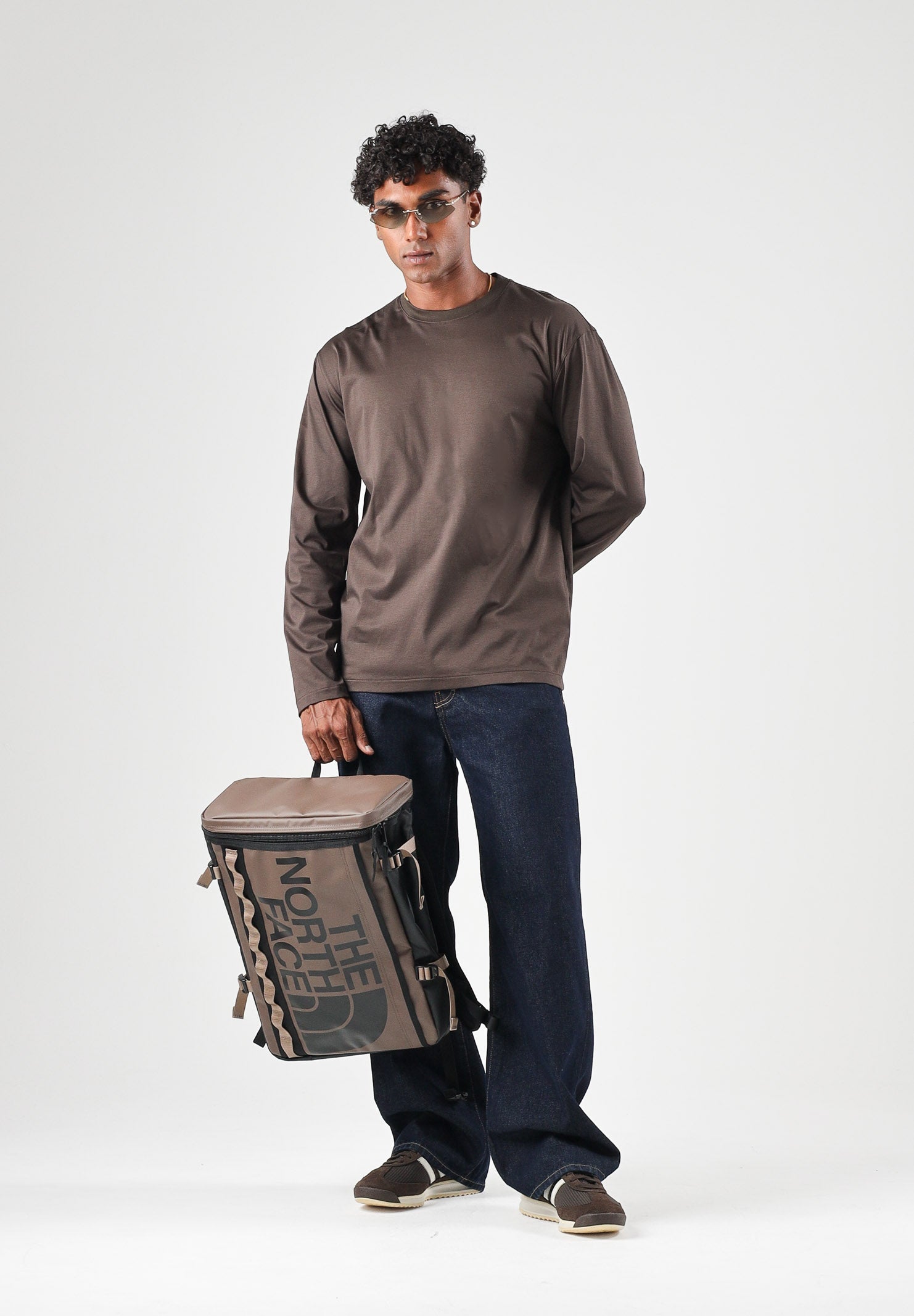 I'M BRIAN T-shirt manica lunga moro per uomo con design essenziale e vestibilità comoda. TS3932 020 I'M BRIAN 