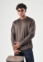 I'M BRIAN T-shirt manica lunga moro per uomo con design essenziale e vestibilità comoda. TS3932 020 I'M BRIAN 