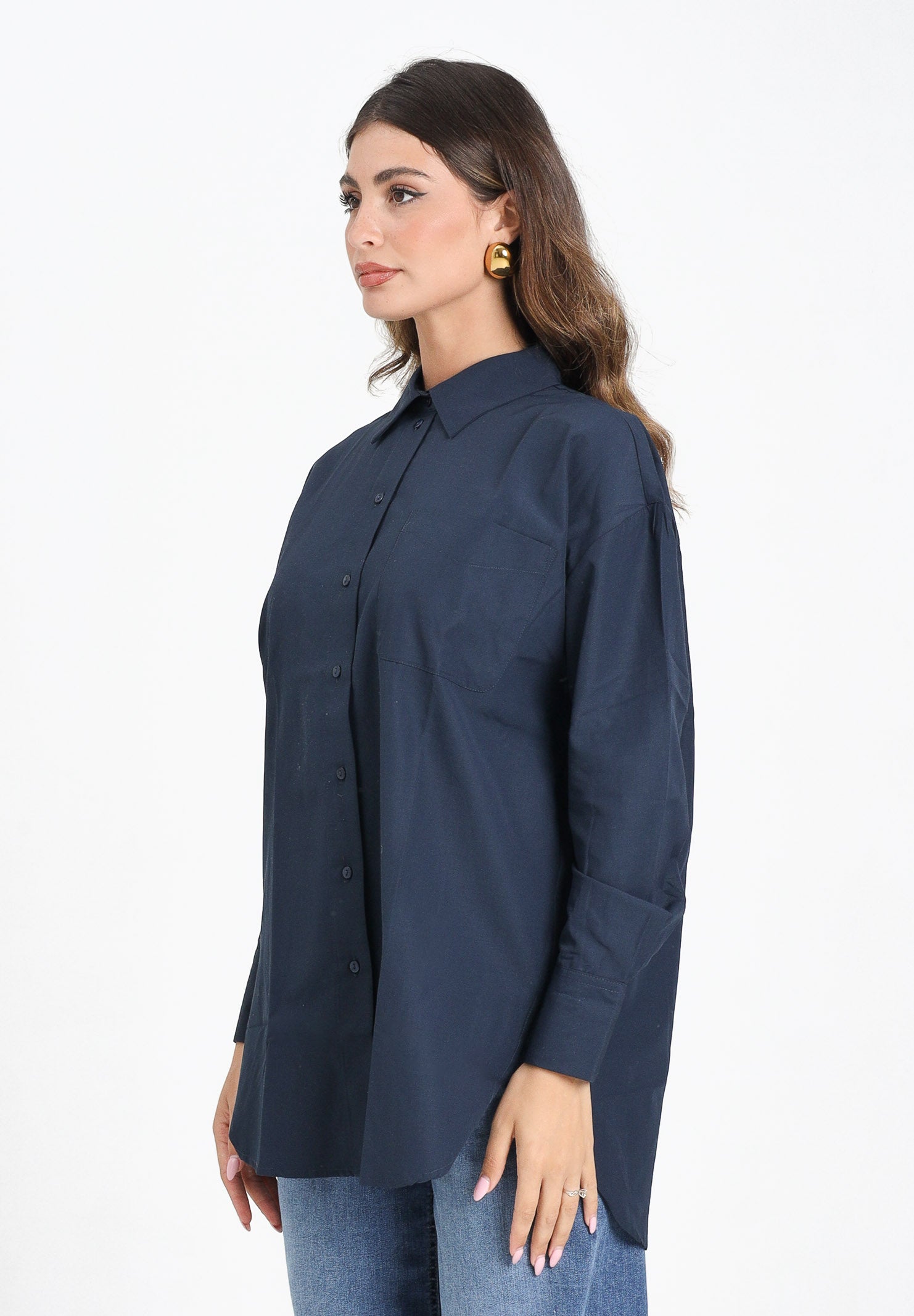 JDY Camicia a manica lunga blu da donna 15311717 TotalEclipse JDY 
