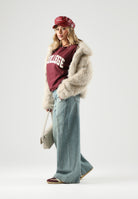 JDY Jeans JDYLIVE blu denim medio da donna con gamba ampia e vita regolare 15342782 MEBL JDY 
