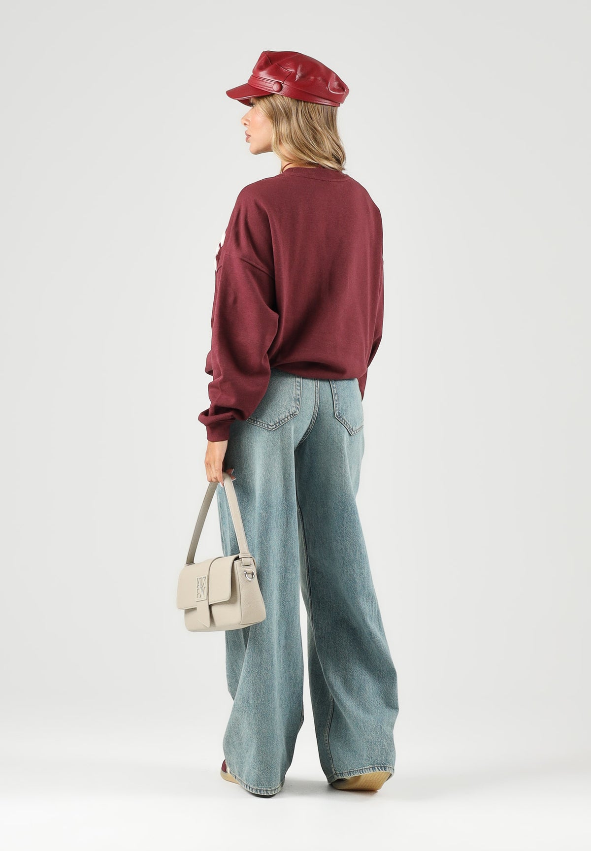 JDY Jeans JDYLIVE blu denim medio da donna con gamba ampia e vita regolare 15342782 MEBL JDY 