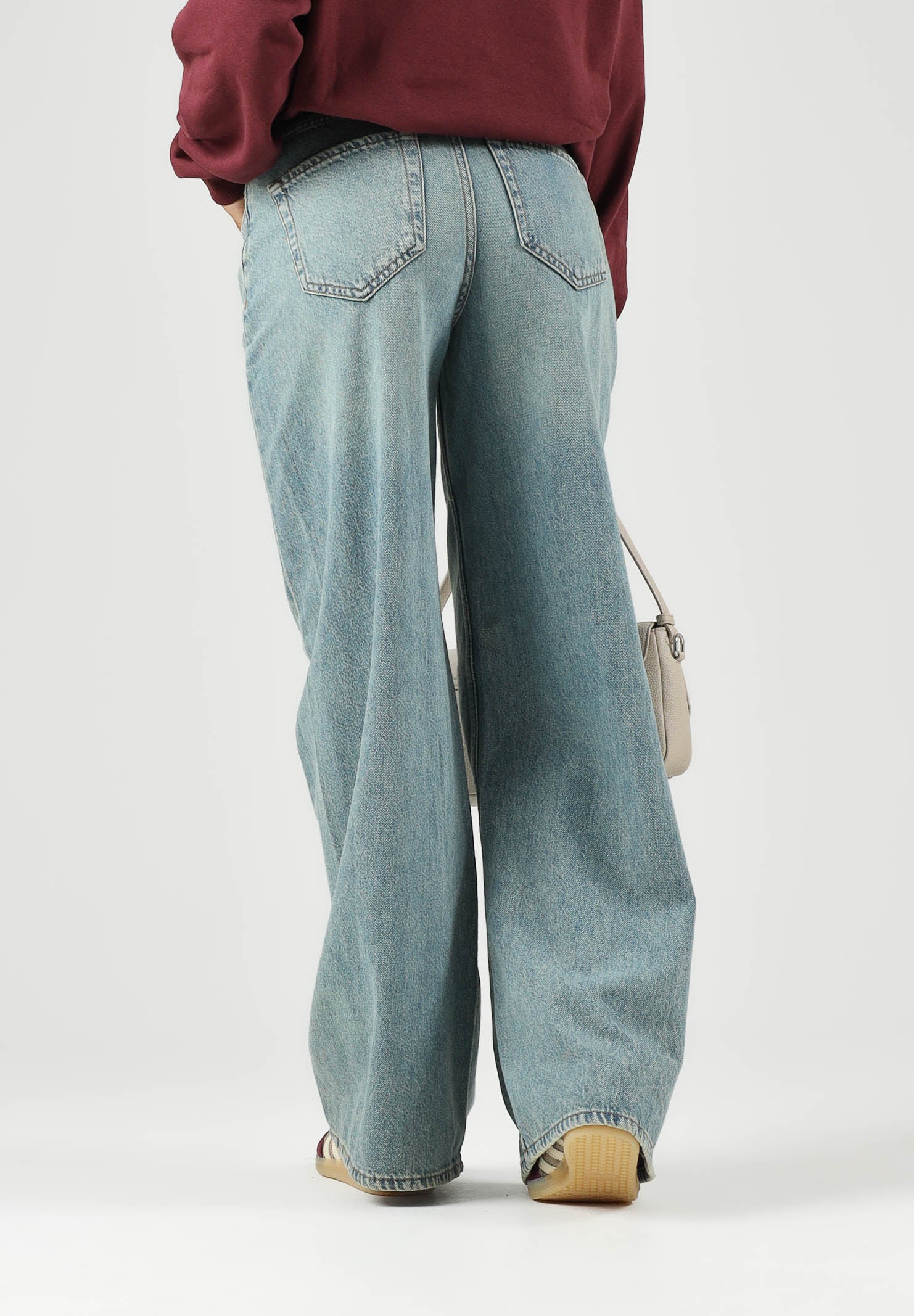 JDY Jeans JDYLIVE blu denim medio da donna con gamba ampia e vita regolare 15342782 MEBL JDY 